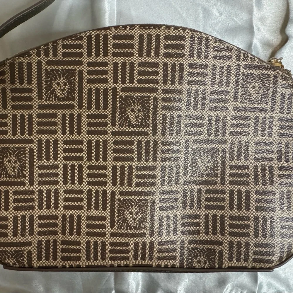 Brown Patterned Crossbody Bag - Picture 7 of 8